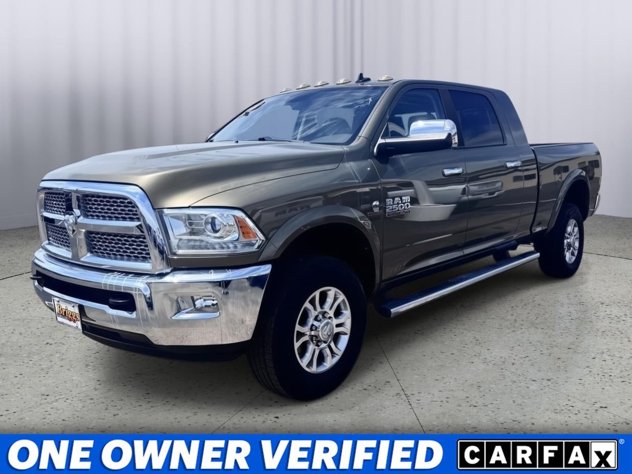 2015 RAM 2500 Laramie in Prairie Pearlcoat — front three-quarter view