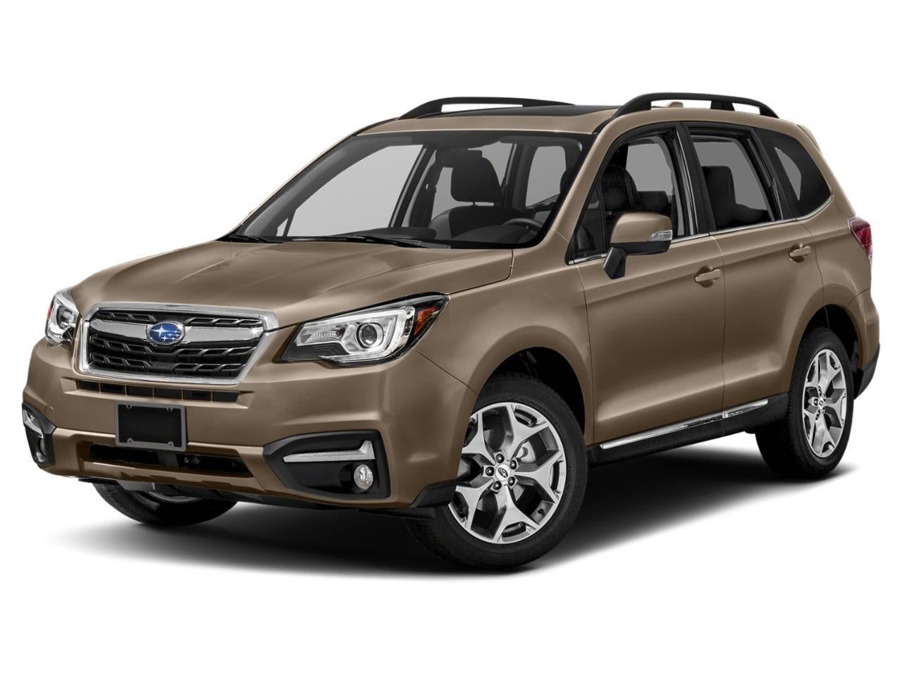 2018 Subaru Forester Touring in Sepia Bronze Metallic — front three-quarter view