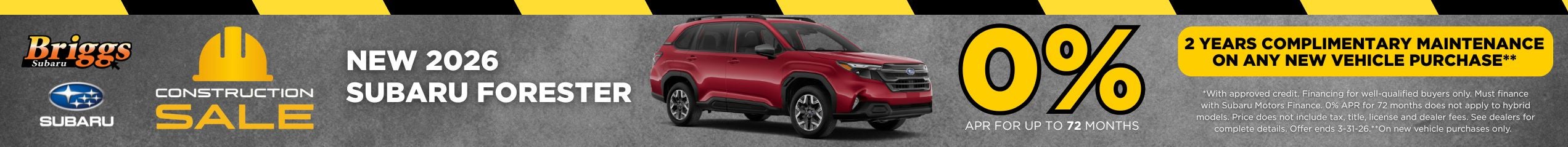 2026 Subaru Forester